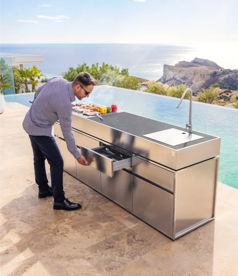 custom made outdoor kitchens