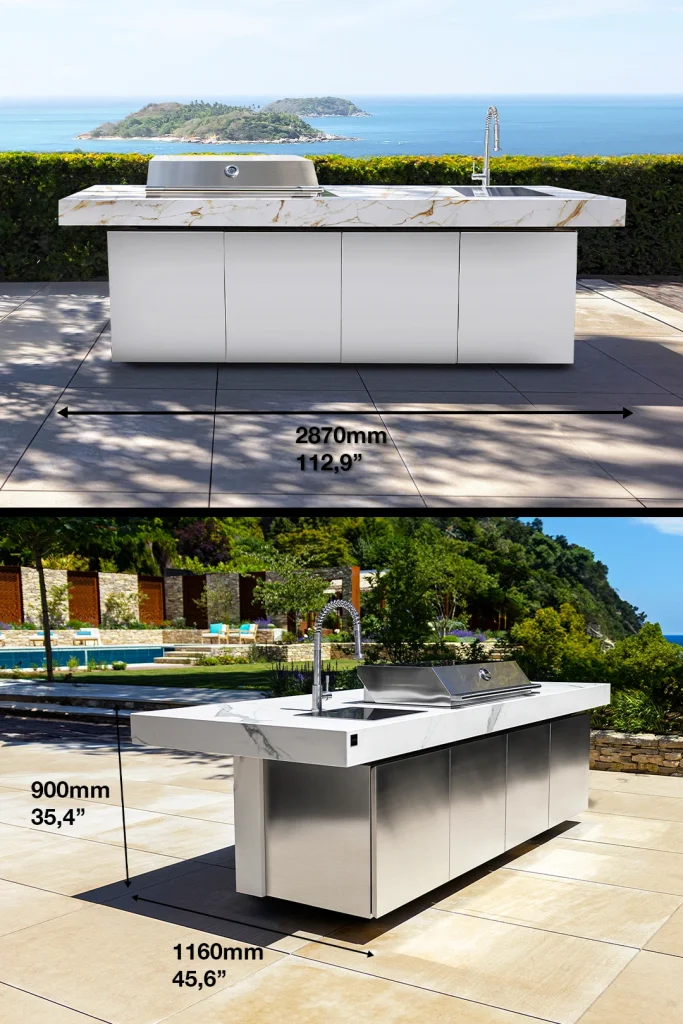 outdoor modern kitchen